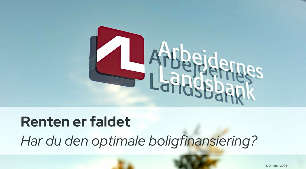Renten er faldet